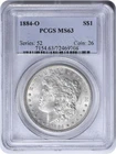 1884-O VAM 5B Morgan Silver Dollar MS63 PCGS
