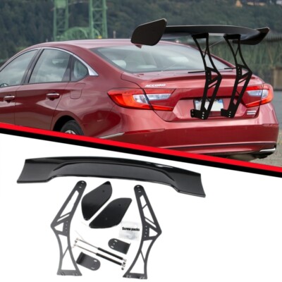 FOR 18-22 HONDA ACCORD ADJUSTABLE GT RACING SPOILER WING TRUNK