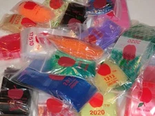 1034 Original Mixed Assorted Colors Mini Reclosable 2.5mil Plastic Baggies