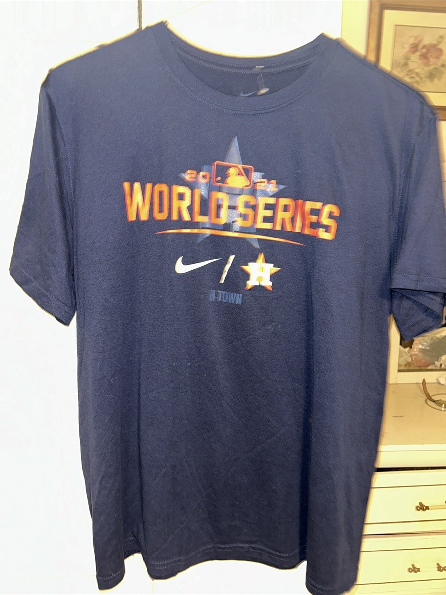 2021 Houston Astros Nike World Series T-Shirt Dri Fit
