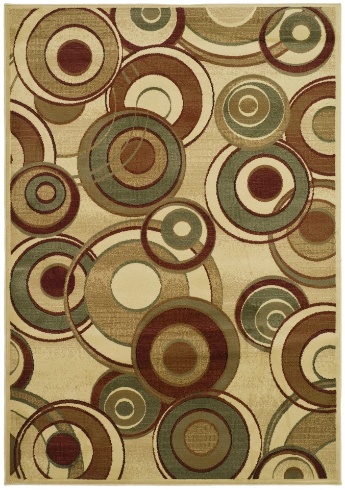 Alfombra Lyndhurst marfil/multi círculo 3' 3 x 5' 3 Foto 4 de 4