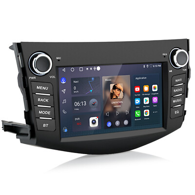 Carplay 2+64G 7'' Android Autoradio Für Toyota RAV4 06-2012 GPS Navi BT WIFI DAB+