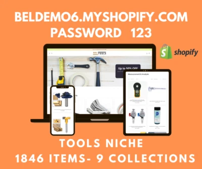READY-MADE DROPSHIPPING Shopify Store - 1846 Products - Tools niche - Image 1 of 2