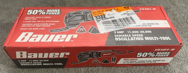 Variable Speed Oscillating Multi-tool 