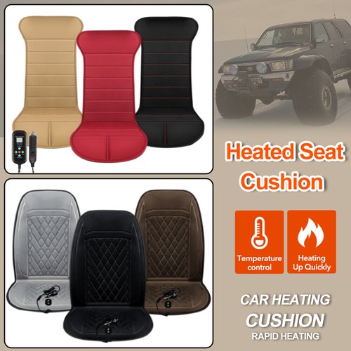 1/2x Auto Sitzheizung Beheizbare Sitzauflage Heizkissen Heizmatten Universal 12V