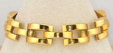 Chunky 13mm Wide Vintage Gold Plated Tank Lin...