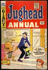ARCHIE'S PAL JUGHEAD ANNUAL #8 1960 DICK CLARK Biography w/ Photo MARTIAN COVER