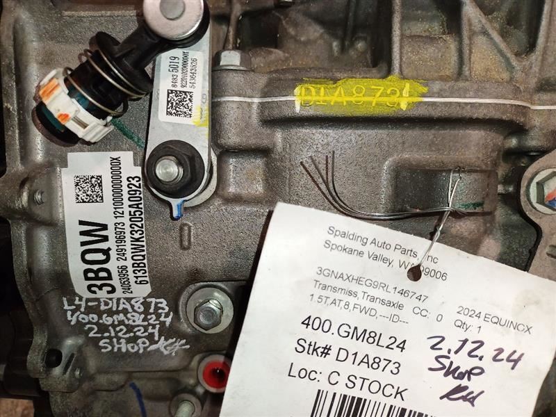 GM 24053956 Automatic Transmission from 2024 Chevrolet Equinox 1.5 