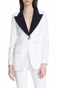 smythe white blazer
