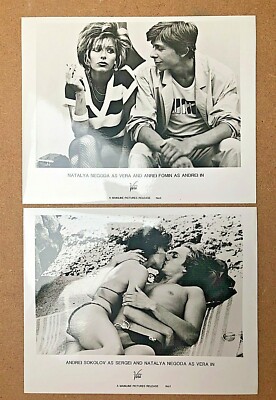 1988 10x8 PRESS PHOTOS LITTLE VERA ANDREI SOKOLOV, NATALYE NEGODA, ANREI FOMIN