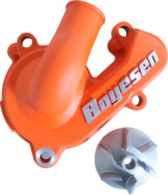 Boyesen Hy-Flow Water Pump Cover And Impeller Kit Orange WPK-44O