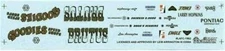 Slixx 1962 Brutus Firebird F/C-Larry Hopkins 1/24 1/25 Drag decal