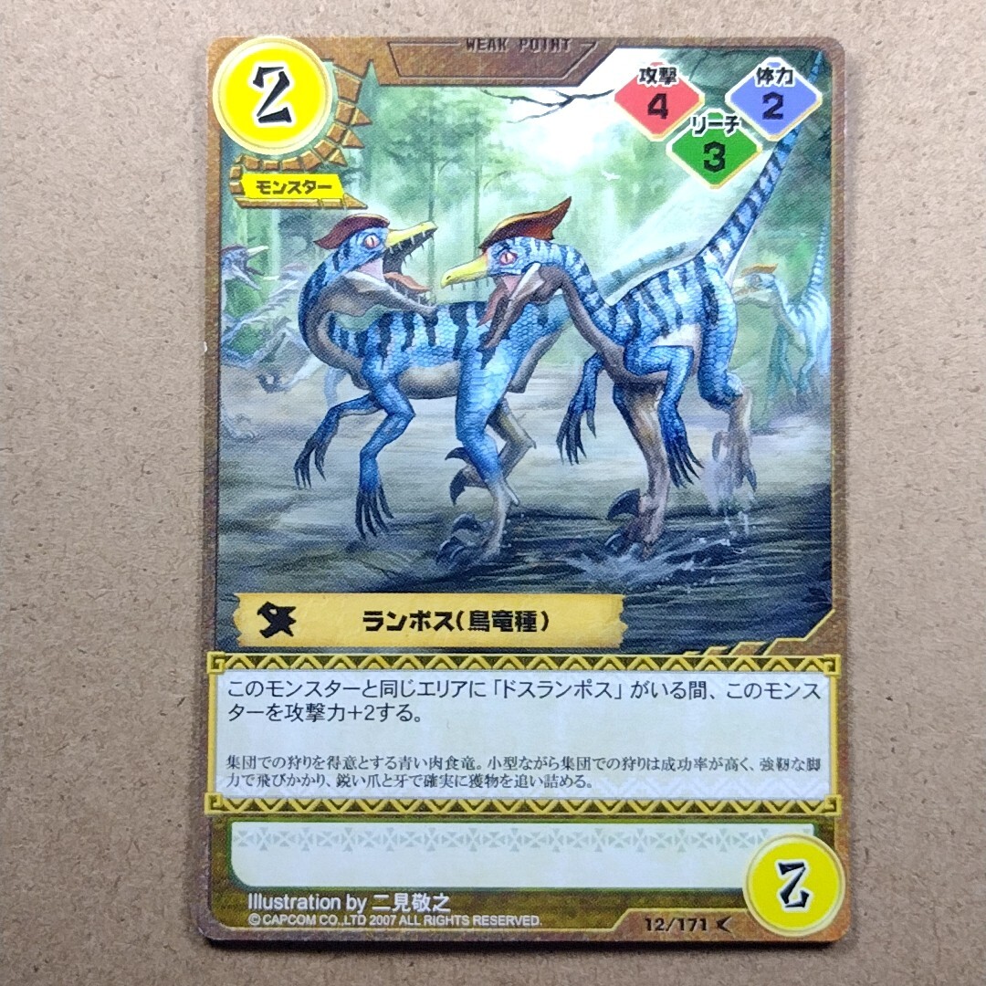 Monster Hunter Trading card 