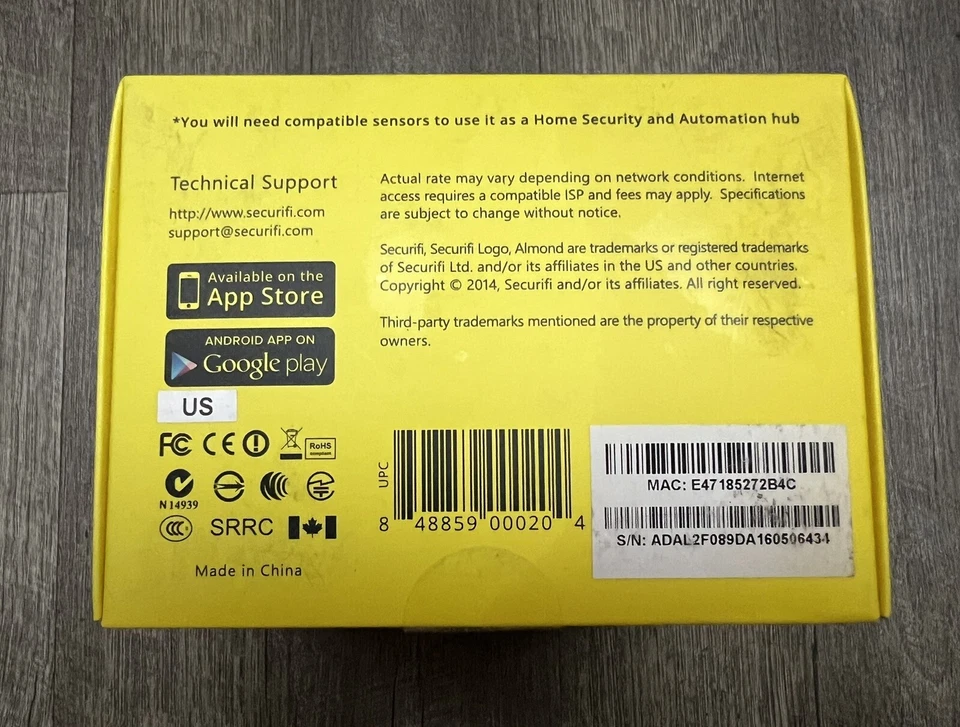 Securifi Almond 2015 Long Range Touchscreen Wireless Router / Range Extender - Image 3 of 4