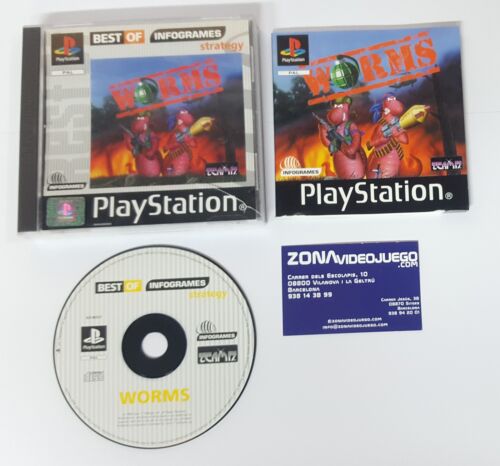 WORMS, PLAYSTATION/PS ONE, PAL-EUR - Photo 1/3
