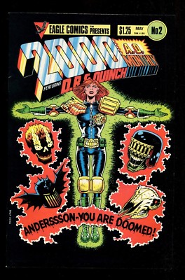 EAGLE COMICS PRESENTS 2000 AD 2 (9.0) JUDGE DREDD BRETT EWINS (B059)