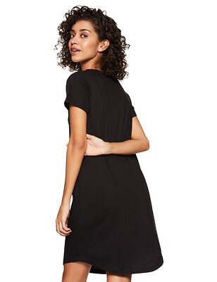 cotton knee length night dress Women's Plus Size Cotton Short Sleeve Knee Length Nightgown - Lands' End - Blue