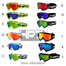 HP7 Motocross Enduro Cross Brille verspiegelt klar MTB Quad BMX  Goggle Iridium