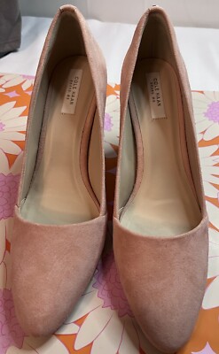 Cole Haan Womens Kinslee Pump 85MM Heels Peony Suede Size 6.5