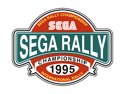SEGA RALLY CHAMPIONSHIP プレート レトロ　セガ SEGA Rally Championship Arcade Logo Retro Sticker Waterproof Vinyl