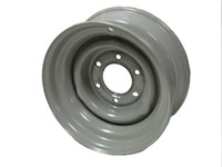 14.5 6 Lug Grey Steel Trailer Wheel Low Boy Platform Dump 14.5 6 Lug Grey Steel Trailer Wheel Low Boy Platform Dump