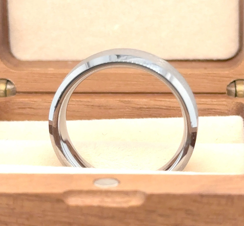 Celtic Wedding Ring Celtic Knot Wedding Band Silver Tungsten Ring for Christmas - Picture 7 of 7