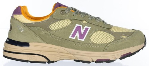 New Balance 993 Made In USA Teddy Santis Olive Leaf Maize Suede NB