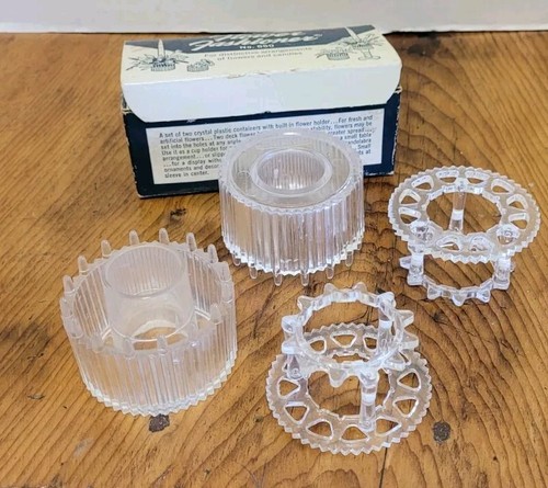 Vintage Flower Fashioner #650 Flower & Candle Holder In Original Box Gadjo USA - Picture 2 of 10