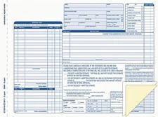 TOPS 3869 Auto Repair Four-Part Order Form, 8 1/2 x 11, Four-Part Carbonless (Pa