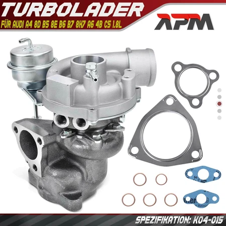 Turbolader AUDI A4 Avant 1.8 T quattro (8ED, B7)