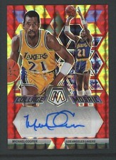 2022-23 MICHAEL COOPER AUTO PANINI MOSAIC RED GOLD COLLAGE MOSAIC AUTOGRAPHS
