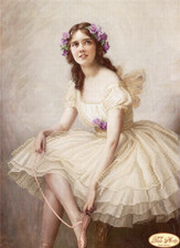 Bead Embroidery Kit Lady DIY Bead needlepoint Tela Artis