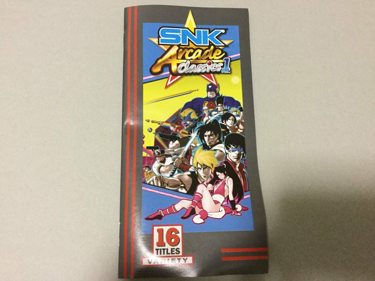 SNK Arcade Classics Vol.1 PSP SNK Used Japan Boxed Tested SNK Arcade Classics Vol.1 PSP SNK Used Japan Boxed Tested
