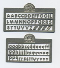 NINIVE 104H Personnager Lettres Rfi Composable Moderne pour Gare Échelle H0 1 :