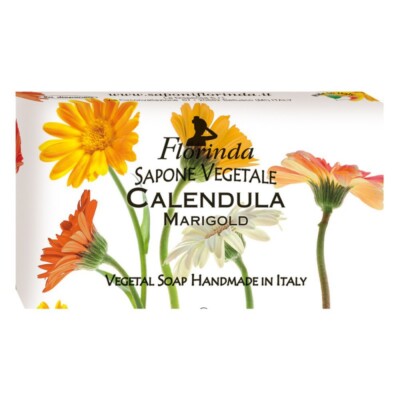 Florinda Spring Flowers Marigold Vegetal Soap Bar 100g 3.5oz