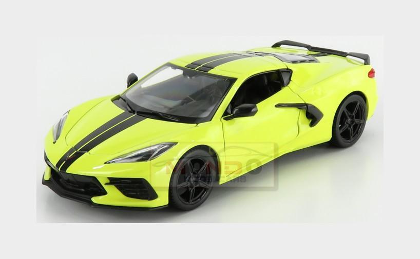 1:24 MAISTO Chevrolet Corvette Z51 Stingray Coupe 2020 Yellow MI31527Y