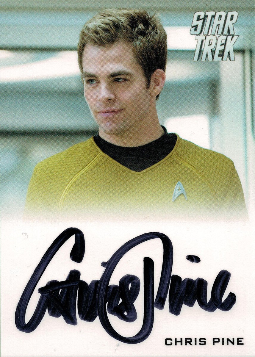 Chris Pine Autograph Star Trek Kill The Boss Autograph Wonder