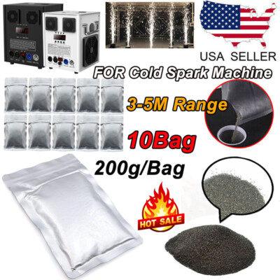 Indoor Or Outdoor Cold Spark Machine Ti Powder 200g bag 3-5M Range Stage Effect