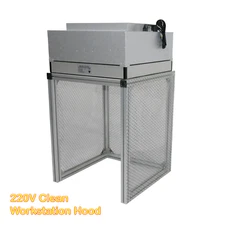 220V Dust Free Room Workshop Laminar Flow Hood Bench Lab Air Clean Workstation
