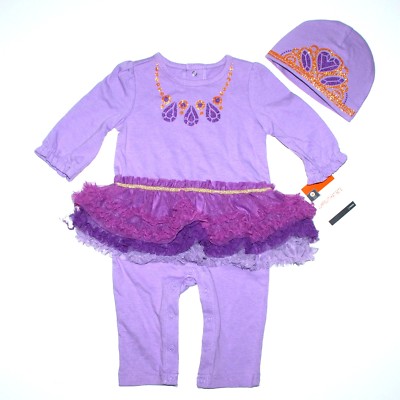 Strampler+Mütze USA 68-74 Spieler lila Tutu Prinzessin Amerika~Circo~NEU~Overall