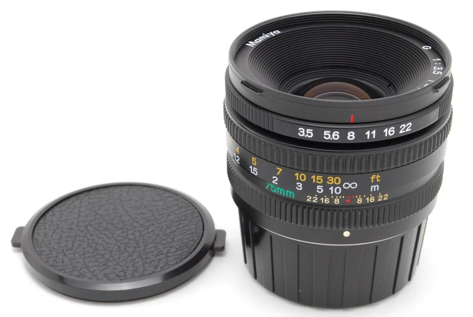 🎦[Exc+5 w/Cap] Mamiya G 75mm f3.5 L Lens For New Mamiay 6 Six MF From JAPAN - Image 4 of 4