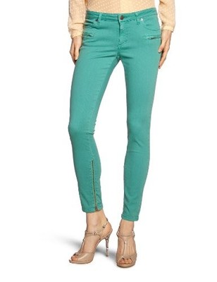 Custommade Damen Jeans Hose Hera, Grün (Bottle), W30/L32