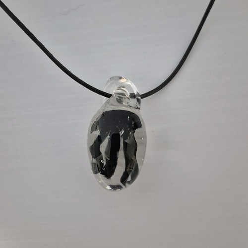 Art Glass Jellyfish Wearable Pendant Lampwork Necklace - Picture 10 of 10