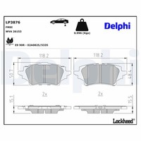 Bremsbelagsatz BremsklöTze FüR Toyota Corolla Kombi _E21_ E21 EA1 EH1