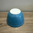 Vintage Pyrex #401 Blue Mixing Nesting Bowl  1 1/2 Pt Oven Ware Glass