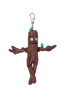 Aurora World 60574 - Stickman Schlüsselanhänger Plüsch, 14 cm
