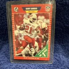 Pro Set 1989 - Barry Sanders #494 No. 1 Pick Football Trading Card