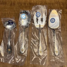 Vintage 1980’s Anheuser Busch Four Piece Serving Set by Towle