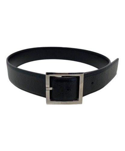 GUCCI                    GUCCI Guccissima Leather Belt black 146429
