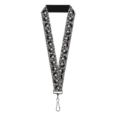 Skelanimals Lanyard, Skelanimals Diego the Bat Pose Lace Print White (US IMPORT)